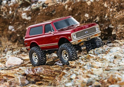 Traxxas TRX-4 Chevrolet K5 Blazer High Trail Edition RC Crawler w/TQi 2.4GHz Kumandalı Elektrikli Rc Model Araba Kırmızı - Thumbnail