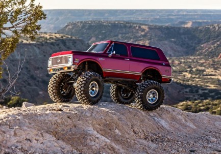 Traxxas TRX-4 Chevrolet K5 Blazer High Trail Edition RC Crawler w/TQi 2.4GHz Kumandalı Elektrikli Rc Model Araba Kırmızı - Thumbnail