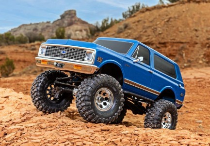 Traxxas TRX-4 Chevrolet K5 Blazer High Trail Edition RC Crawler w/TQi 2.4GHz Kumandalı Elektrikli Rc Model Araba Mavi - Thumbnail