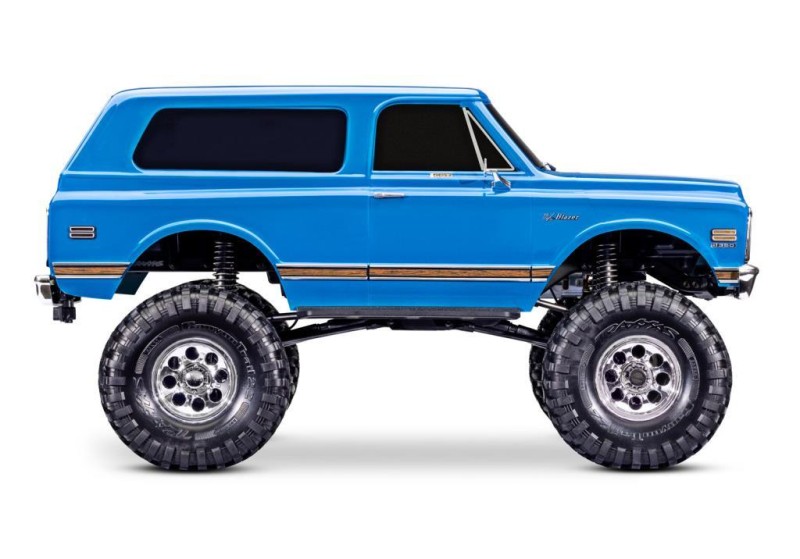 Traxxas TRX-4 Chevrolet K5 Blazer High Trail Edition RC Crawler w/TQi 2.4GHz Kumandalı Elektrikli Rc Model Araba Mavi