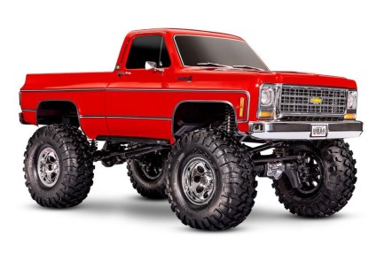 TRAXXAS - Traxxas TRX-4 K10 1/10 High Trail Edition RC Crawler w/'79 Chevrolet K10 Truck Body w/TQi 2.4GHz Kumandalı Elektrikli Rc Model Araba Kırmızı