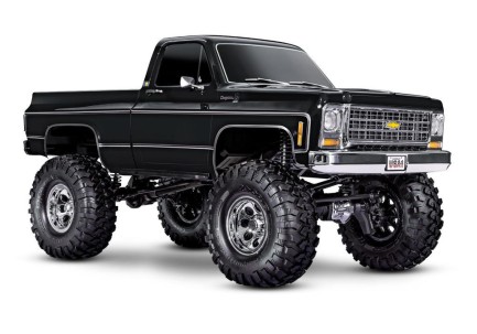 TRAXXAS - Traxxas TRX-4 K10 1/10 High Trail Edition RC Crawler w/'79 Chevrolet K10 Truck Body w/TQi 2.4GHz Kumandalı Elektrikli Rc Model Araba Siyah