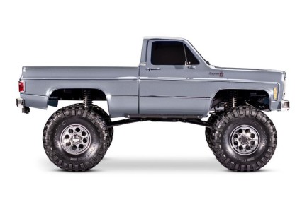 Traxxas TRX-4 K10 1/10 High Trail Edition RC Crawler w/'79 Chevrolet K10 Truck Body w/TQi 2.4GHz Kumandalı Elektrikli Rc Model Araba Gümüş - Thumbnail