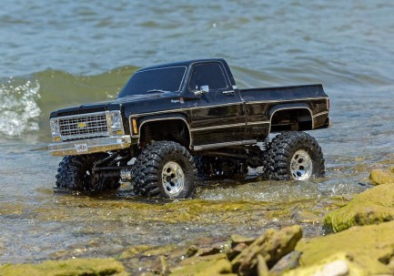 Traxxas TRX-4 K10 1/10 High Trail Edition RC Crawler w/'79 Chevrolet K10 Truck Body w/TQi 2.4GHz Kumandalı Elektrikli Rc Model Araba Gümüş - Thumbnail