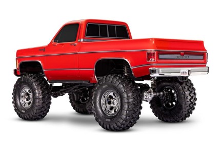 Traxxas TRX-4 K10 1/10 High Trail Edition RC Crawler w/'79 Chevrolet K10 Truck Body w/TQi 2.4GHz Kumandalı Elektrikli Rc Model Araba Kırmızı - Thumbnail