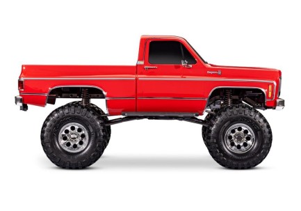 Traxxas TRX-4 K10 1/10 High Trail Edition RC Crawler w/'79 Chevrolet K10 Truck Body w/TQi 2.4GHz Kumandalı Elektrikli Rc Model Araba Kırmızı - Thumbnail