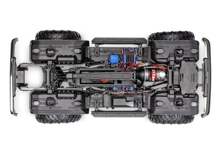 Traxxas TRX-4 K10 1/10 High Trail Edition RC Crawler w/'79 Chevrolet K10 Truck Body w/TQi 2.4GHz Kumandalı Elektrikli Rc Model Araba Kırmızı - Thumbnail