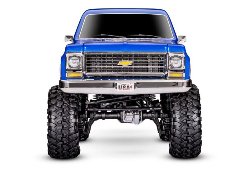 Traxxas TRX-4 K10 1/10 High Trail Edition RC Crawler w/'79 Chevrolet K10 Truck Body w/TQi 2.4GHz Kumandalı Elektrikli Rc Model Araba Mavi