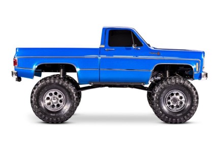 Traxxas TRX-4 K10 1/10 High Trail Edition RC Crawler w/'79 Chevrolet K10 Truck Body w/TQi 2.4GHz Kumandalı Elektrikli Rc Model Araba Mavi - Thumbnail