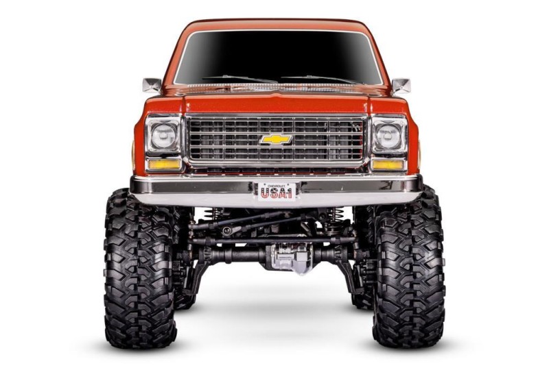 Traxxas TRX-4 K10 1/10 High Trail Edition RC Crawler w/'79 Chevrolet K10 Truck Body w/TQi 2.4GHz Kumandalı Elektrikli Rc Model Araba Metalik Bakır