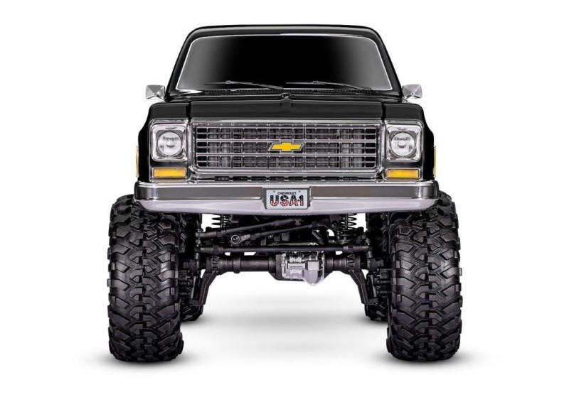 Traxxas TRX-4 K10 1/10 High Trail Edition RC Crawler w/'79 Chevrolet K10 Truck Body w/TQi 2.4GHz Kumandalı Elektrikli Rc Model Araba Siyah