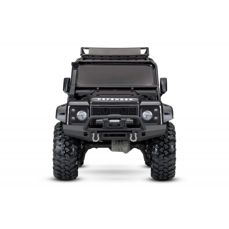 Traxxas TRX-4 Land Rover Defender 4X4 1/10 Scale Trail Rock Crawler TQi Elektrikli Rc Model Araba Siyah + VİNÇ DAHİL