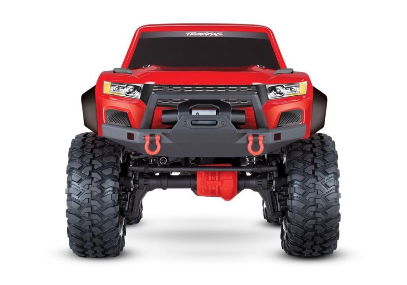 Traxxas TRX-4 Sport 1/10 Scale Trail Rock Crawler RTR TQ & XL-5 HV ESC Elektrikli Rc Model Araba Kırmızı