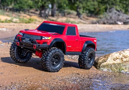 Traxxas TRX-4 Sport 1/10 Scale Trail Rock Crawler RTR TQ & XL-5 HV ESC Elektrikli Rc Model Araba Kırmızı - Thumbnail