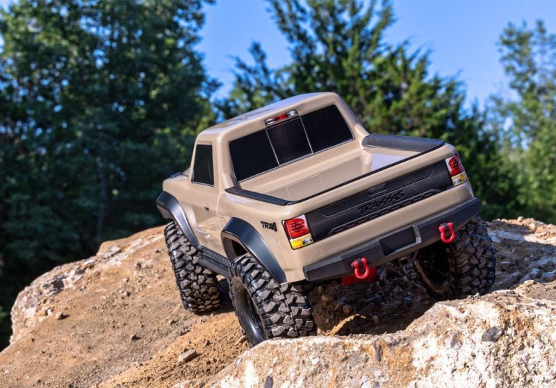 Traxxas TRX-4 Sport 1/10 Scale Trail Rock Crawler RTR TQ & XL-5 HV ESC Elektrikli Rc Model Araba Kum