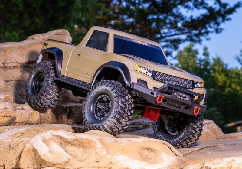 Traxxas TRX-4 Sport 1/10 Scale Trail Rock Crawler RTR TQ & XL-5 HV ESC Elektrikli Rc Model Araba Kum