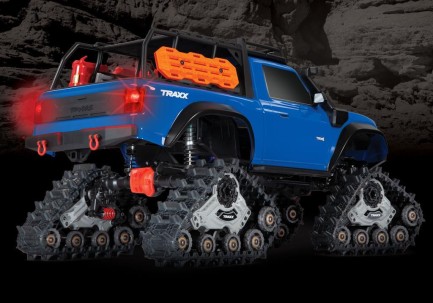 Traxxas TRX-4 Traxx Trail Rock Crawler RTR 1/10 TQ Paletli Elektrikli Rc Model Araba Mavi - Thumbnail