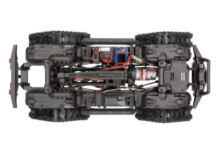 Traxxas TRX-4 Traxx Trail Rock Crawler RTR 1/10 TQ Paletli Elektrikli Rc Model Araba Mavi - Thumbnail