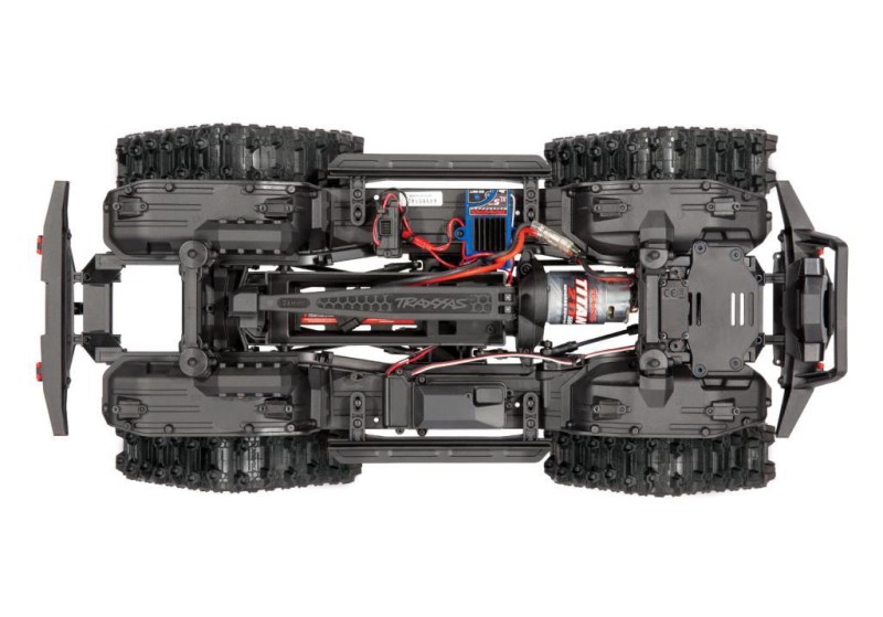 Traxxas TRX-4 Traxx Trail Rock Crawler RTR 1/10 TQ Paletli Elektrikli Rc Model Araba Mavi