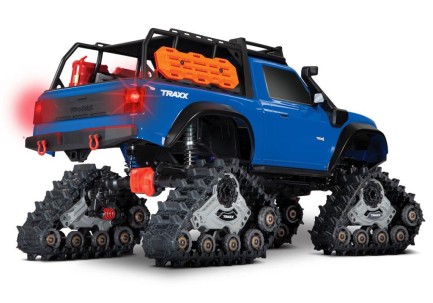 Traxxas TRX-4 Traxx Trail Rock Crawler RTR 1/10 TQ Paletli Elektrikli Rc Model Araba Mavi - Thumbnail