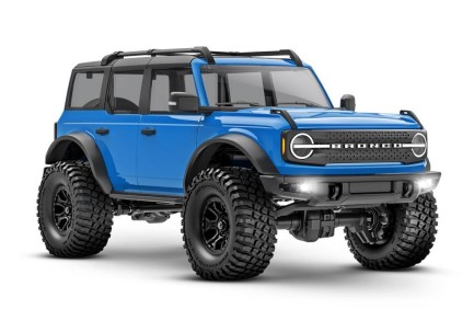 TRAXXAS - Traxxas TRX-4M 1/18 Rock Crawler Ford Bronco Elektrikli RC Model Araba w/TQ 2.4Ghz Kumanda Mavi (Batarya ve Şarj Aleti Dahildir)