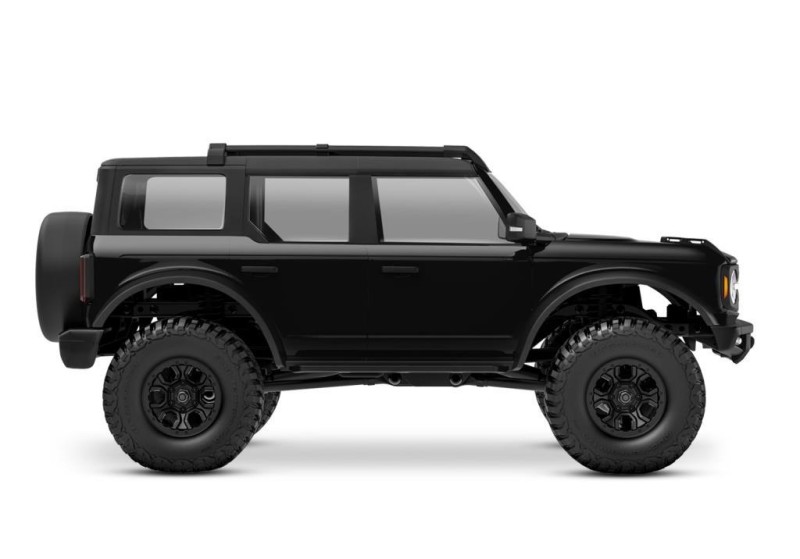 Traxxas TRX-4M 1/18 Rock Crawler Ford Bronco Elektrikli RC Model Araba w/TQ 2.4Ghz Kumanda Siyah (Batarya ve Şarj Aleti Dahildir)