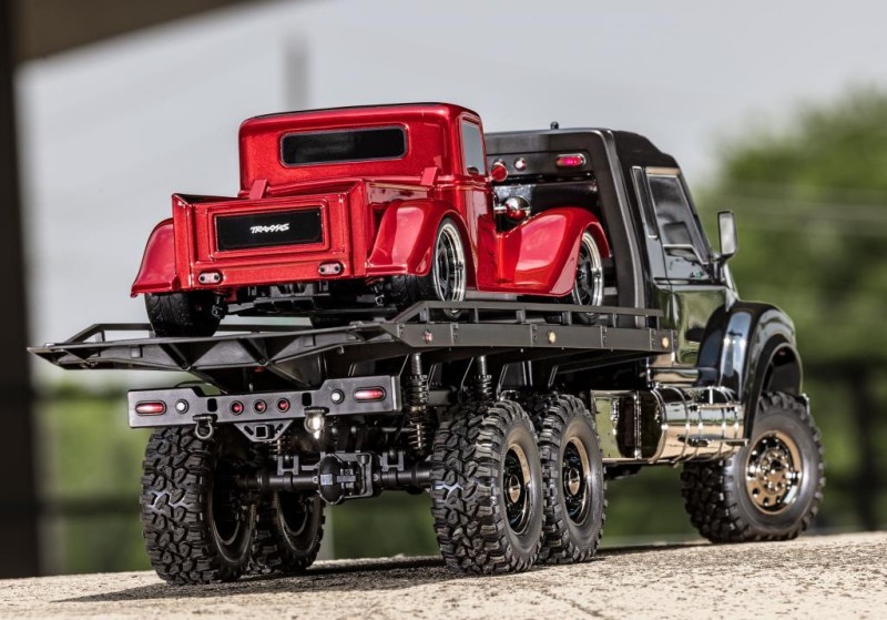 Traxxas TRX-6 6x6 Ultimate RC Hauler Çekici 1/10 TQi 2.4Ghz Kumandalı Elektrikli Rc Model Araba Tır Siyah