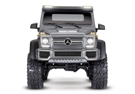 Traxxas TRX-6 Mercedes-Benz G63 AMG 6X6 1/10 Trail Crawler Truck TQi Elektrikli Rc Model Araba Gümüş - Thumbnail