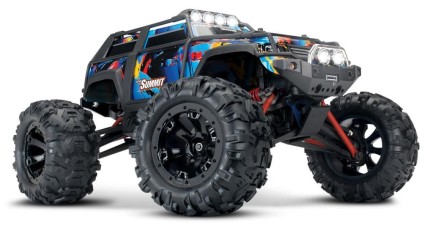 TRAXXAS - Traxxas Summit 1/16 4WD RTR Truck Rock & Roll Version TQ & Led Aydınlatmalı Elektrikli Rc Model Araba ( Batarya ve Şarj Aleti Dahil )