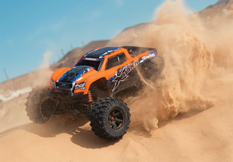 Traxxas X-Maxx 8S 4WD Brushless VXL RTR RC Elektrikli Model Araba Monster Truck TQi & TSM Solar Flare