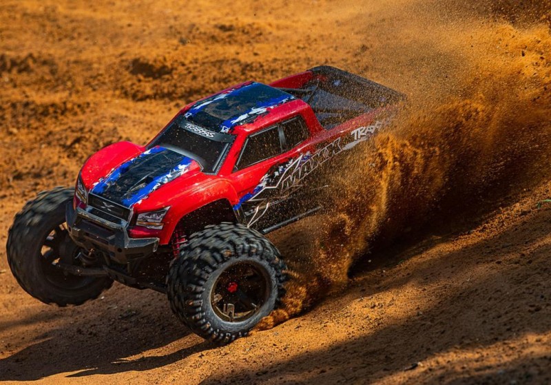 Traxxas X-Maxx 8S 4WD Brushless VXL RTR RC Elektrikli Model Araba Monster Truck TQi & TSM Kırmızı