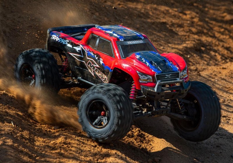 Traxxas X-Maxx 8S 4WD Brushless VXL RTR RC Elektrikli Model Araba Monster Truck TQi & TSM Kırmızı