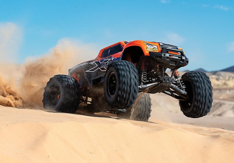 Traxxas X-Maxx 8S 4WD Brushless VXL RTR RC Elektrikli Model Araba Monster Truck TQi & TSM Kırmızı