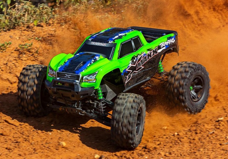 Traxxas X-Maxx 8S 4WD Brushless VXL RTR RC Elektrikli Model Araba Monster Truck TQi & TSM Yeşil