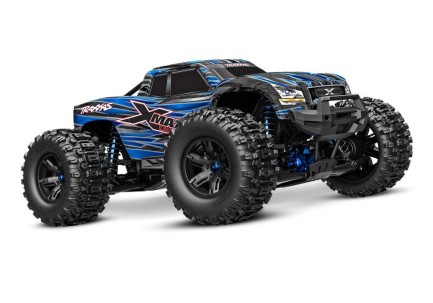 Traxxas X-Maxx Ultimate 8S 4WD Brushless RTR Monster Truck VXL RC Elektrikli Model Araba TQi & TSM Mavi - Thumbnail