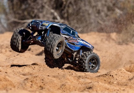 Traxxas X-Maxx Ultimate 8S 4WD Brushless RTR Monster Truck VXL RC Elektrikli Model Araba TQi & TSM Mavi - Thumbnail