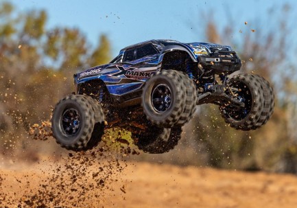 Traxxas X-Maxx Ultimate 8S 4WD Brushless RTR Monster Truck VXL RC Elektrikli Model Araba TQi & TSM Mavi - Thumbnail