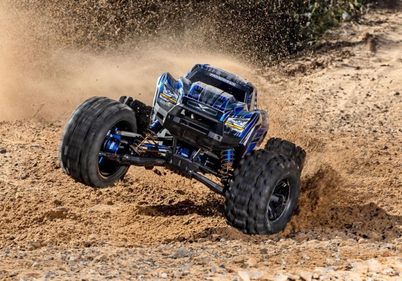 Traxxas X-Maxx Ultimate 8S 4WD Brushless RTR Monster Truck VXL RC Elektrikli Model Araba TQi & TSM Mavi