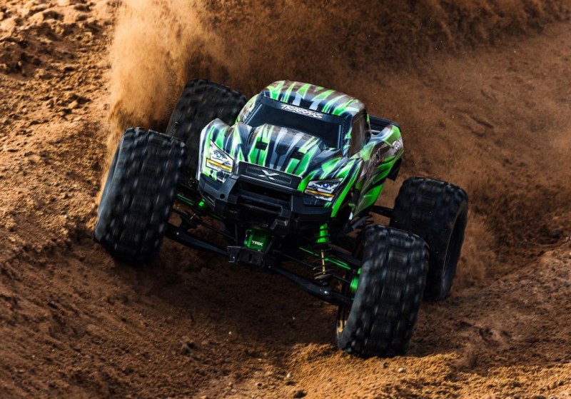 Traxxas X-Maxx Ultimate 8S 4WD Brushless RTR Monster Truck VXL RC Elektrikli Model Araba TQi & TSM Yeşil