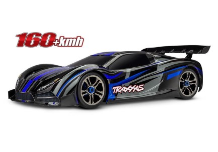 TRAXXAS - Traxxas XO-1 1/7 4X4 VXL 6S Elektrikli On-Road Rc Model Araba Brushless RTR TQi & TSM & Link Module Mavi 160+ Km/h Hız