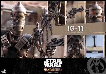 Hot Toys IG-11 Sixth Scale Figure 905332 - The Mandalorian - Television Masterpiece Series - Thumbnail