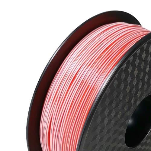 Two Trees 3D 1.75 MM 3D Yazıcı PLA Filament 1 KG - Çift Renk Beyaz - Kırmızı