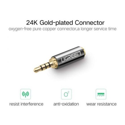 Ugreen 2.5mm Erkek to 3.5mm Dişi Jack Dönüştürücü - Thumbnail