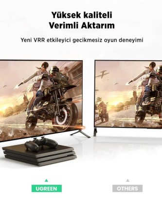 Ugreen 8K Ultra HD HDMI 2.1 Görüntü Aktarma Kablosu 1.5 Metre - Thumbnail