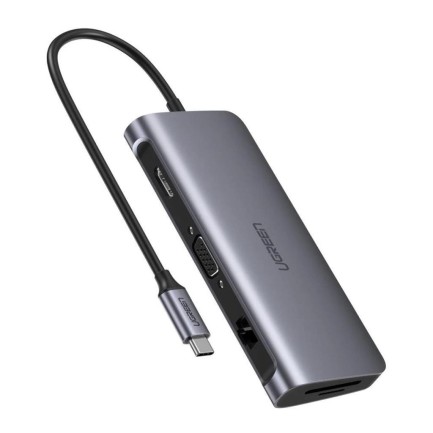 Ugreen - Ugreen Type-C HDMI VGA Ethernet USB Çoklayıcı Adaptör
