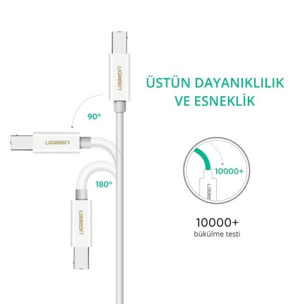 Ugreen Type-C USB B Yazıcı Kablosu - Thumbnail