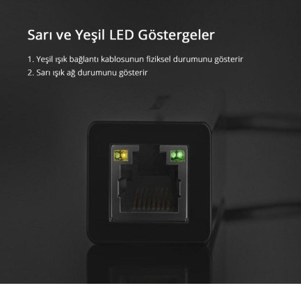 Ugreen USB Type-C RJ45 Ethernet Çevirici - Thumbnail