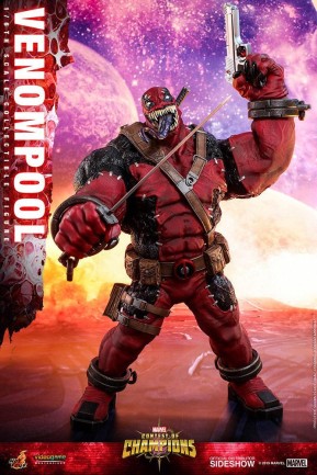 Hot Toys Venompool Sixth Scale Figure - Marvel Contest of Champions - 904937 - Thumbnail