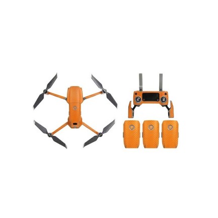 DJI Mavic 2 Pro & Zoom Silver için Stiker Combo Orange -M2-TZ432-C - Thumbnail