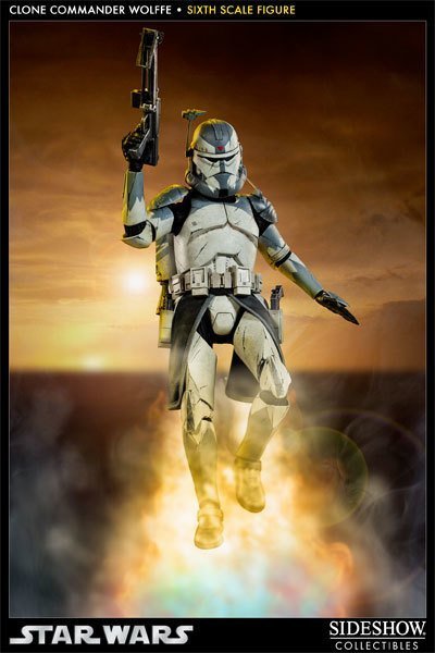 Sideshow Collectibles Clone Commander Wolffe Sixth Scale Figure